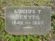 Lucius T. Dexter
Headstone