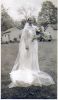 Edna Dawe in bridal gown